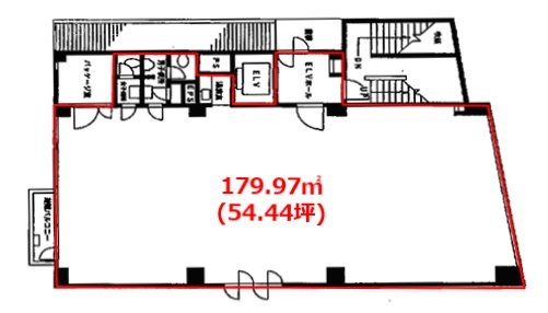 神宮前董友ビルⅠ7F 間取り図