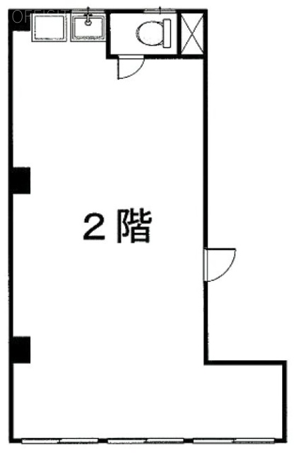 中野ビル2F 間取り図