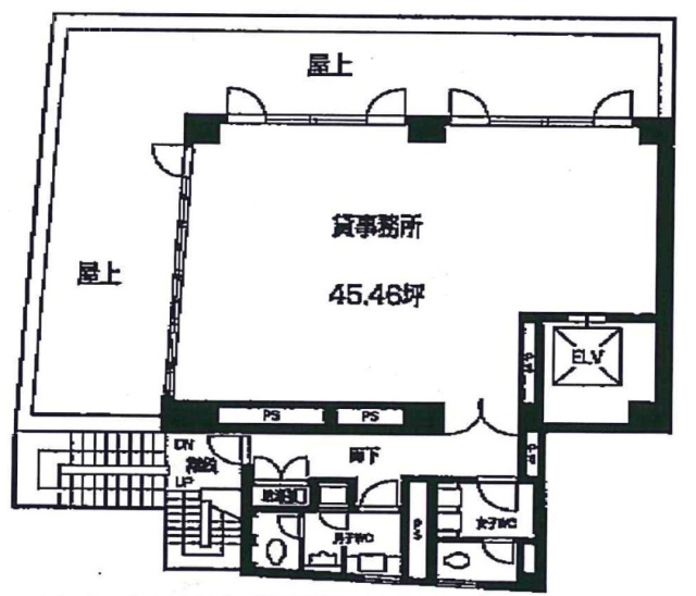BDA二番町ビル4F 間取り図