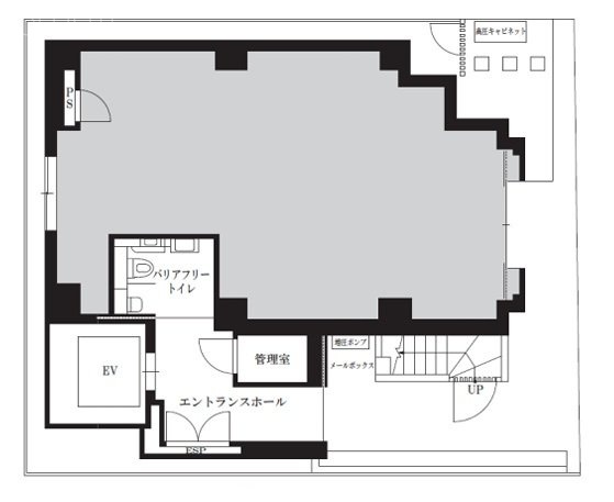 VORT渋谷eastⅡ1F 間取り図