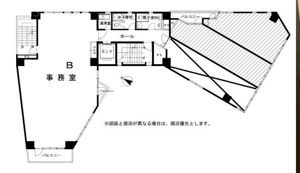 神田ミハマビルB 間取り図