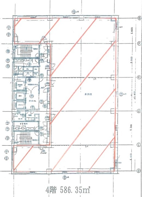 五反田ファーストビル4F 間取り図