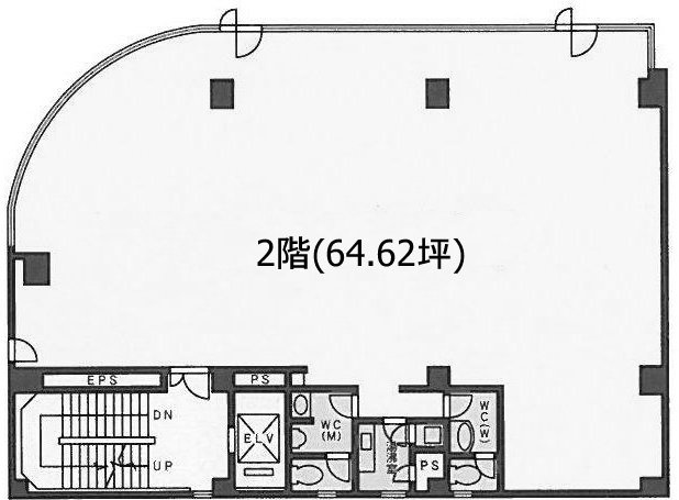 MC中延ビル2F 間取り図