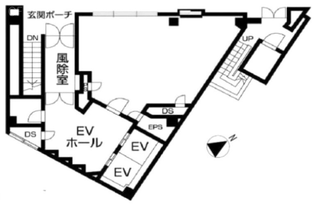 メアリヒト御茶ノ水ビル1F 間取り図