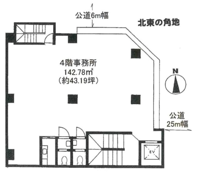 志乃田ビル4F 間取り図