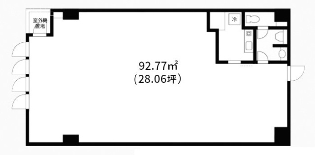 プロスタイル横浜馬車道204 間取り図