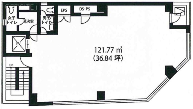 関内NSビル3F 間取り図