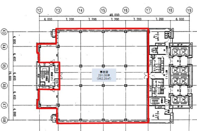 キャロットタワー15F 間取り図