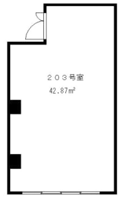 田村ビル203 間取り図