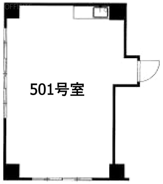 第一伊三美ビル501 間取り図