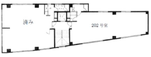 東建ビル202 間取り図