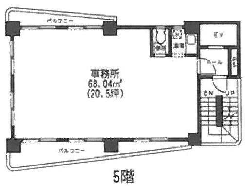 星和南品川ビル5F 間取り図