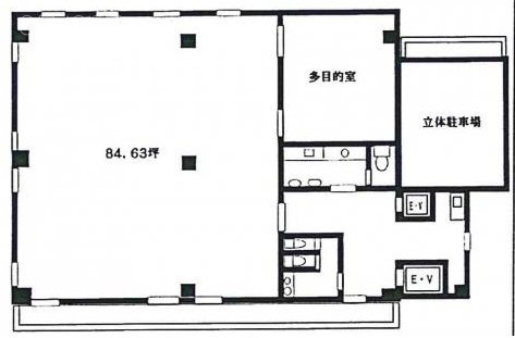 ステラNKビル6F 間取り図