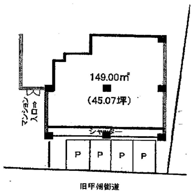 アジャンタ調布ビル1F 間取り図