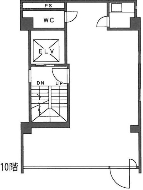 インテリックス八重洲ビル10F 間取り図