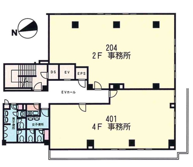 VORT西新宿204 間取り図