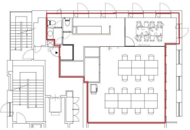 ニューリバータワー1201 間取り図