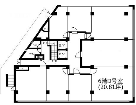 山の手ビルD 間取り図