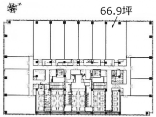 TOFROM YAESU TOWER(トフロムヤエスタワー)9F 間取り図