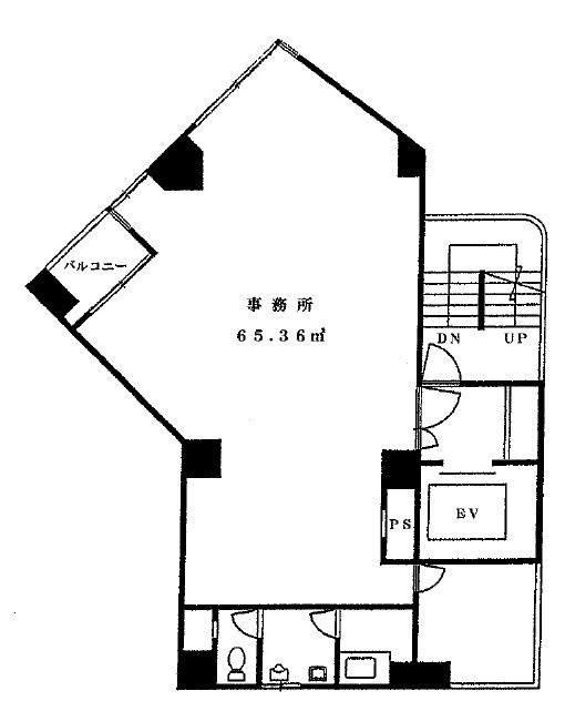 新宿葵ビル3F 間取り図