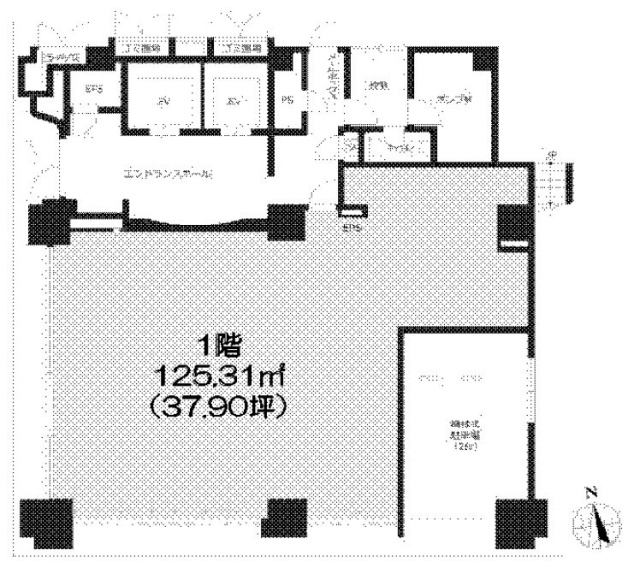 VORT浜松町Ⅱ1F 間取り図