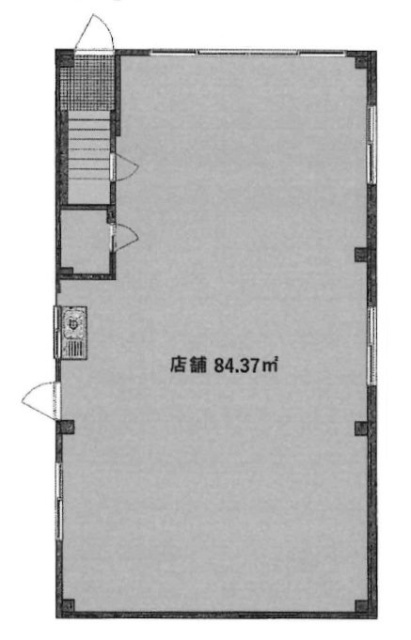 山形ビル1F 間取り図