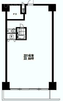 マートルコート麹町2F 間取り図