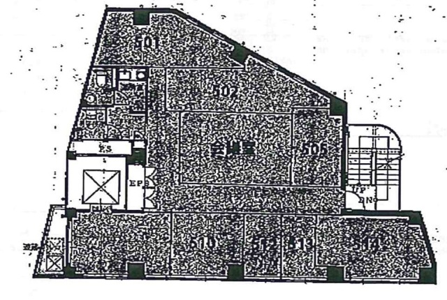 南麻布セントレ502 間取り図
