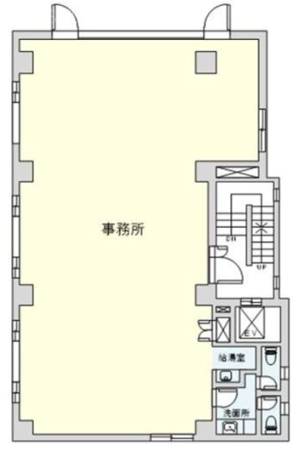 第四共同ビル3F 間取り図