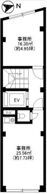 高峰ビル5F 間取り図