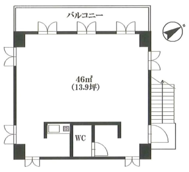 NK-1ビル3F 間取り図