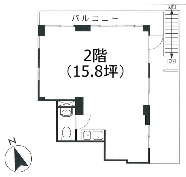 エスポワール等々力2F 間取り図