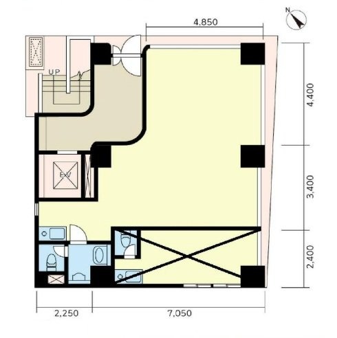 京橋NKビル1F 間取り図