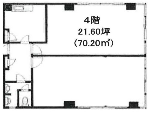 間部ビル4F 間取り図