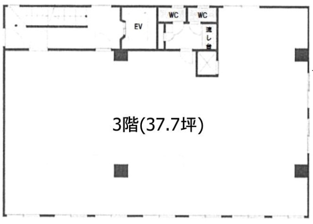 クマノビル3F 間取り図