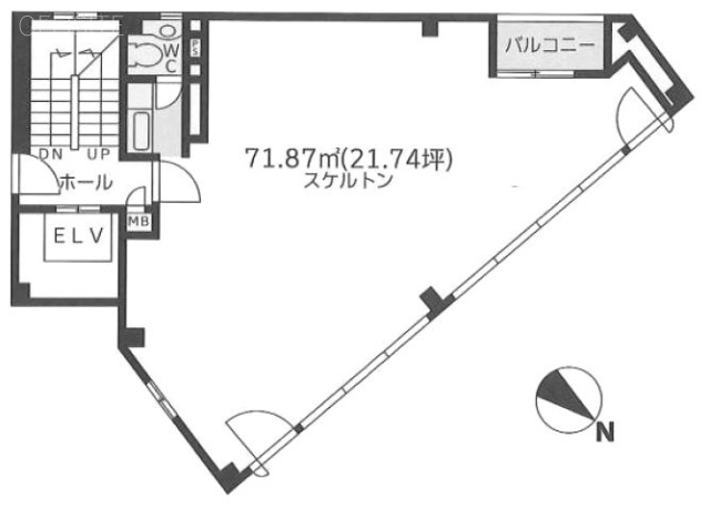 キルロイビル3F 間取り図