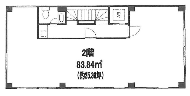 ワコーレ新宿第二ビル2F 間取り図