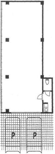 福岡ビル1F 間取り図