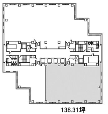 芝浦スクエアビル19F 間取り図