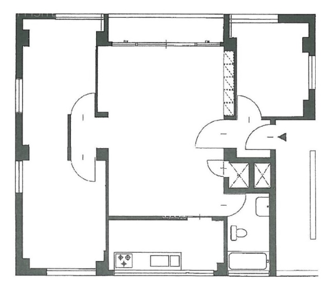 小野田マンション2F 間取り図