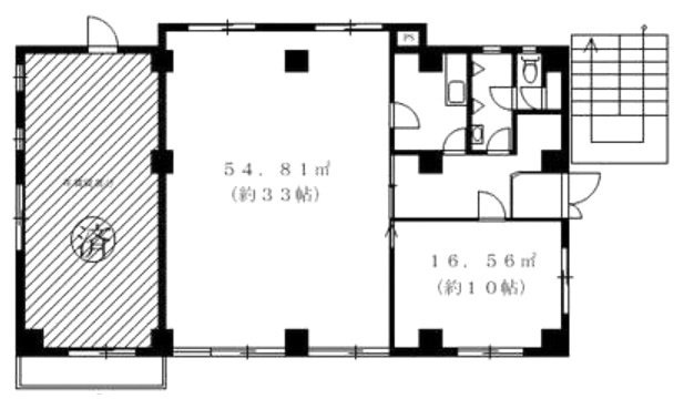 第一建築ビル1F 間取り図