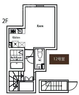 ポルトグランデ目黒かむろ坂12 間取り図