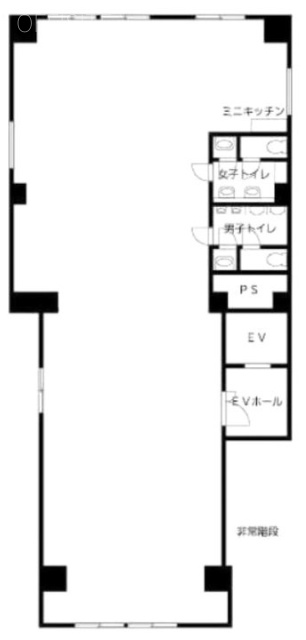 岸浪ビル2F 間取り図