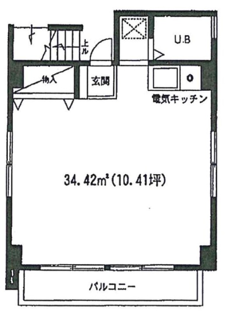 佐野ビル302 間取り図