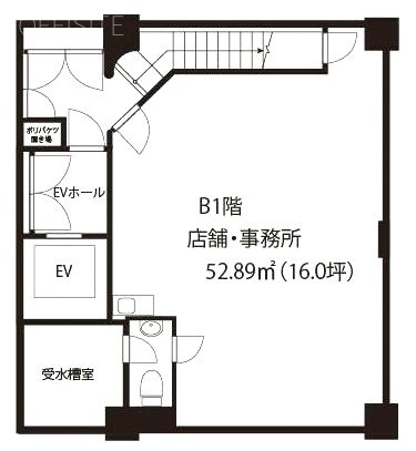 石垣ビルB1F 間取り図