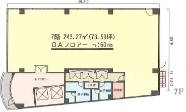 KSビル7F 間取り図