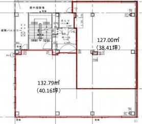 日土地新田ビル5F 間取り図