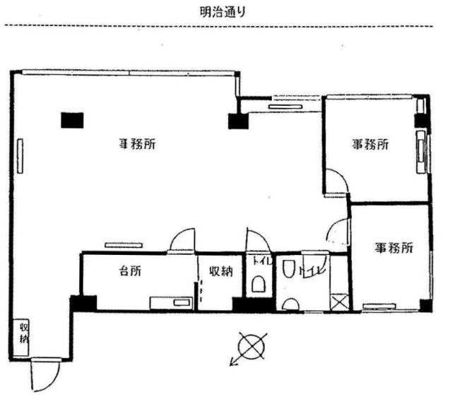 オリンピアアネックスビル405 間取り図