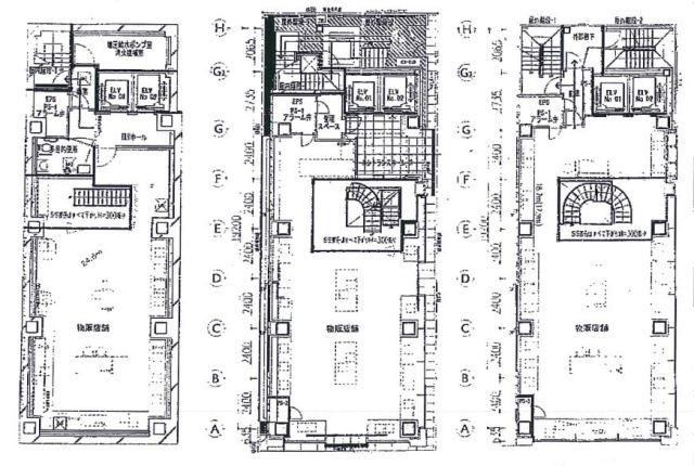 アソルティ銀座花椿通ビルB1F~3F 間取り図
