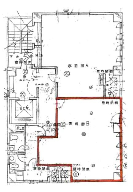 横浜エクセレントⅩⅤⅡB 間取り図